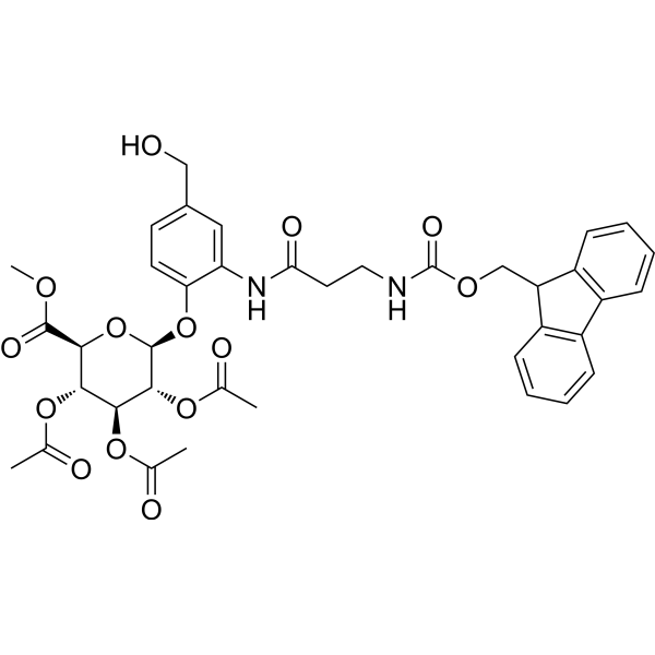 Me-triacetyl-β-D-glucopyranuronate-Ph-CH2OH-Fmoc 894096-02-7